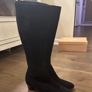 Christian Louboutin Black Heeled Boots